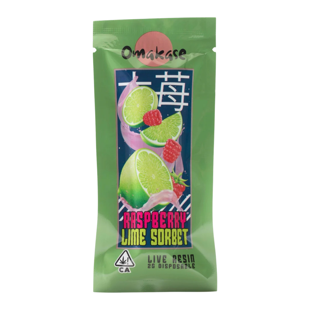 Omakase Raspberry Lime Sorbet Omakase Raspberry Lime Sorbet